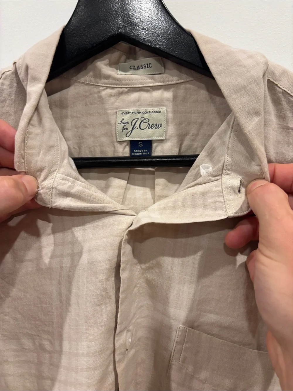 Lot of 3 Men’s J.Crew Classic Fit Plaid Button-Down Shirts Small